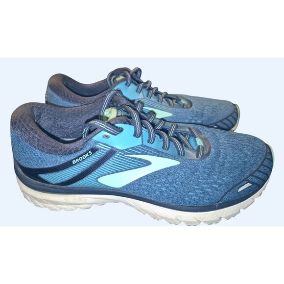 Brooks GTS 18 Blue Cushion Running Shoes Size 10 Lightweight Durable Design - Picture 2 of 9